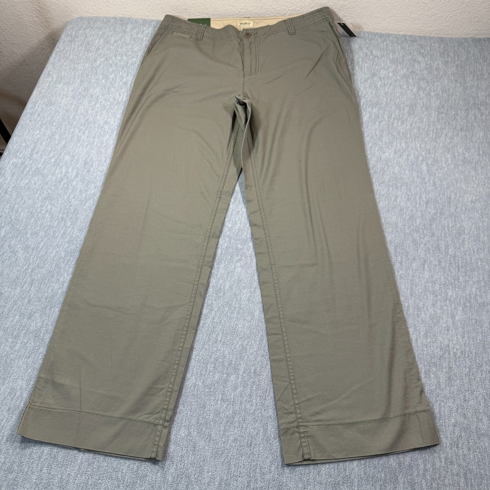 Eddie Bauer Pants Women 16 Vashon Fit Flat Front Straight Stretch Casual